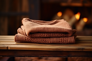 毛衣保暖温暖摄影图