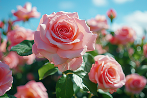 玫瑰花五月浪漫素材
