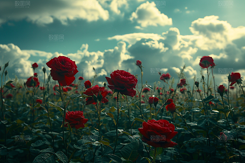 玫瑰花花卉优雅素材