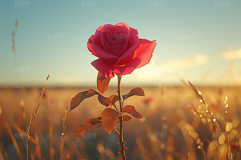 玫瑰花优雅高清素材