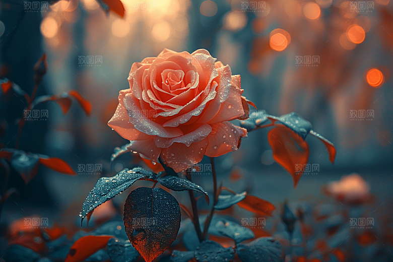 玫瑰花繁花花朵素材