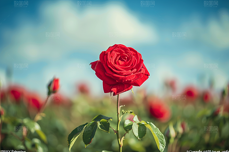 玫瑰花优雅月季花素材