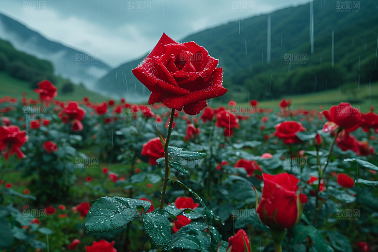 玫瑰花蔷薇花卉素材