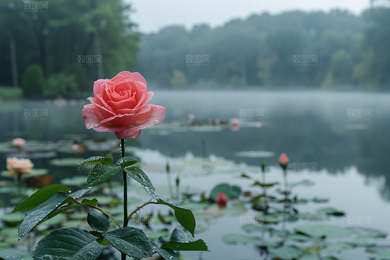 玫瑰花五月花朵素材