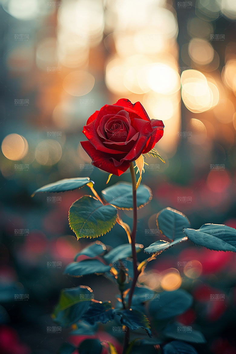 玫瑰花复古优雅素材