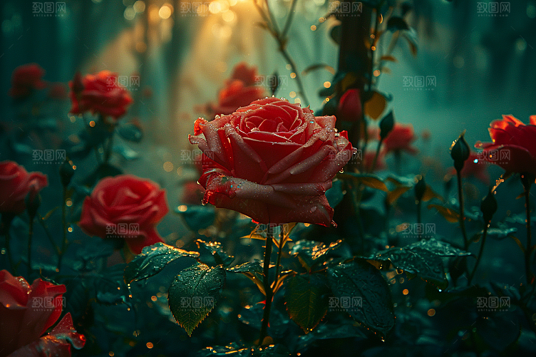 玫瑰花花朵高清素材