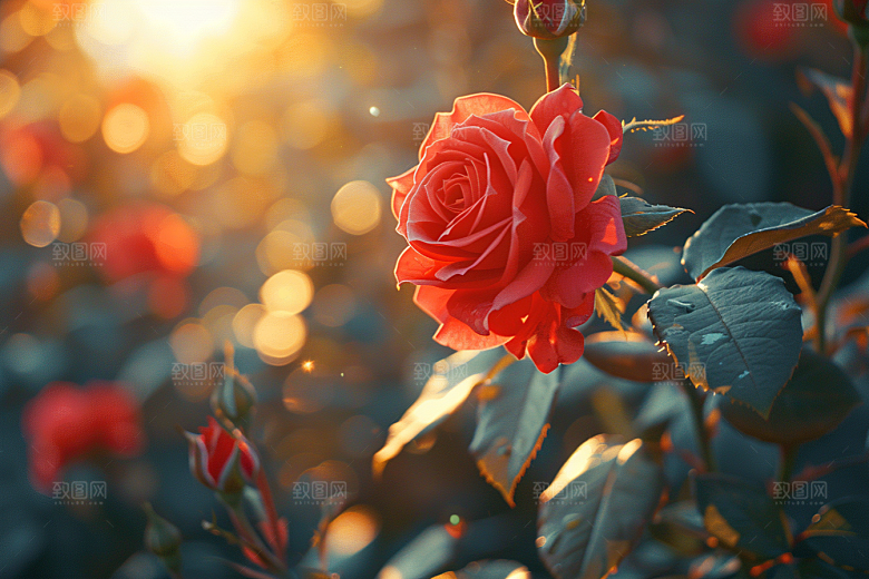 玫瑰花蔷薇花卉素材