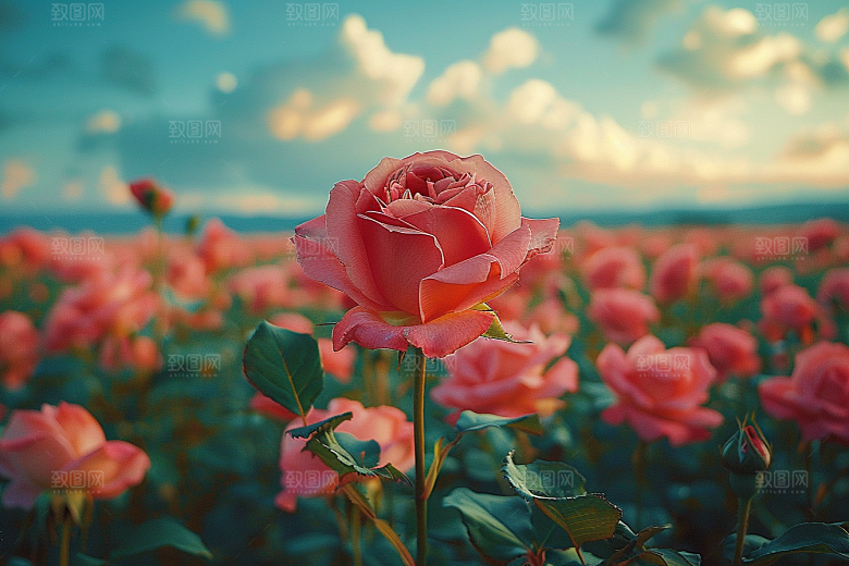 玫瑰花高清月季花素材