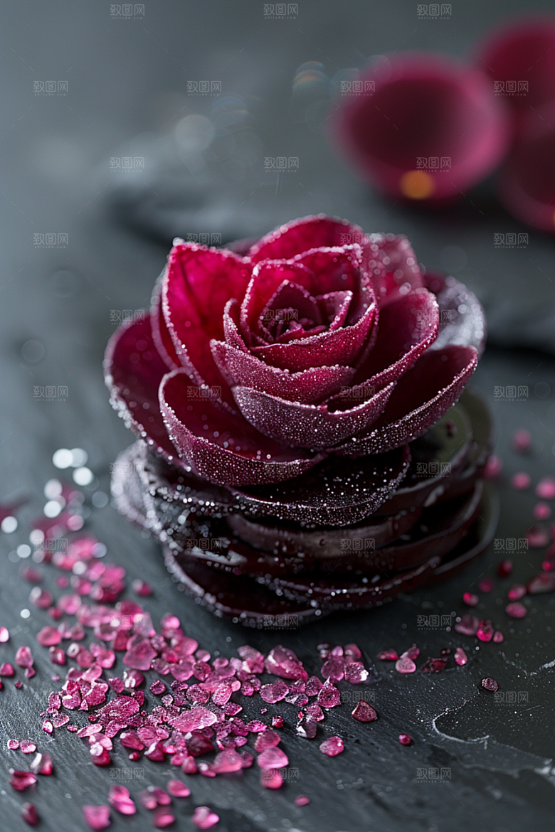 玫瑰花优雅花朵素材