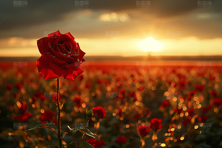 玫瑰花优雅高清素材