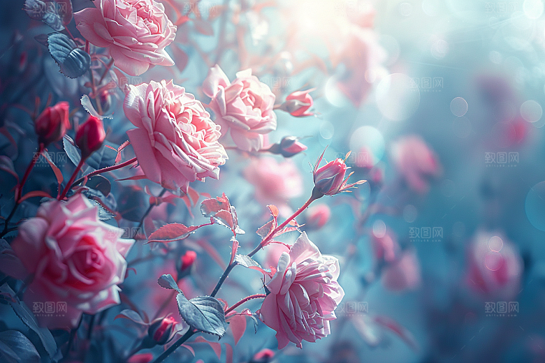 玫瑰花花卉初夏素材