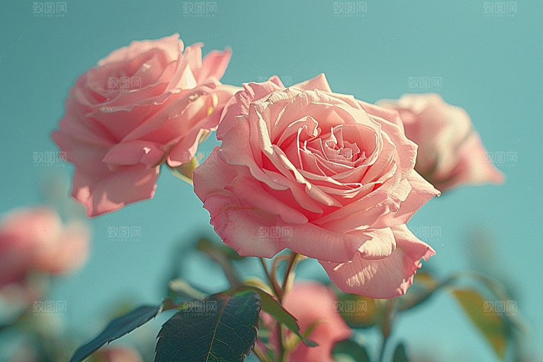玫瑰花花朵五月素材