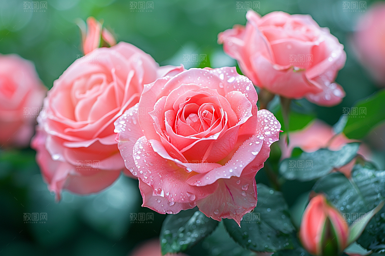 玫瑰花繁花蔷薇素材