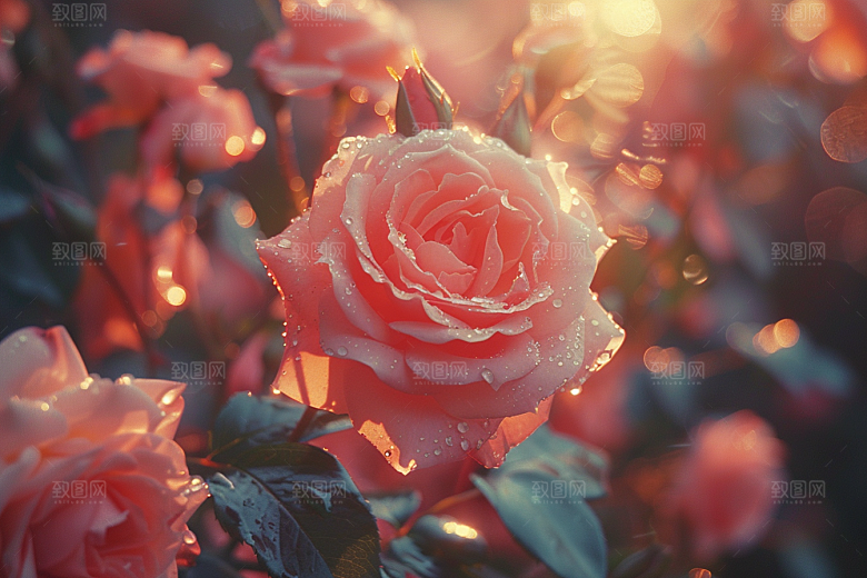 玫瑰花月季花高清素材