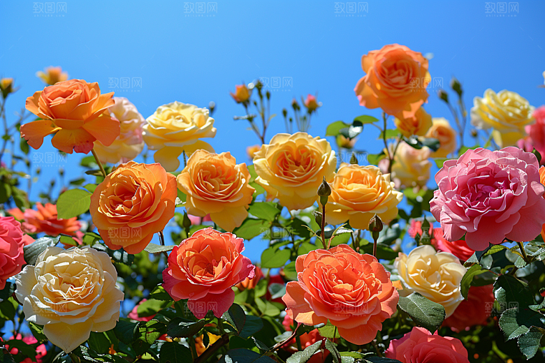 玫瑰花花朵浪漫素材