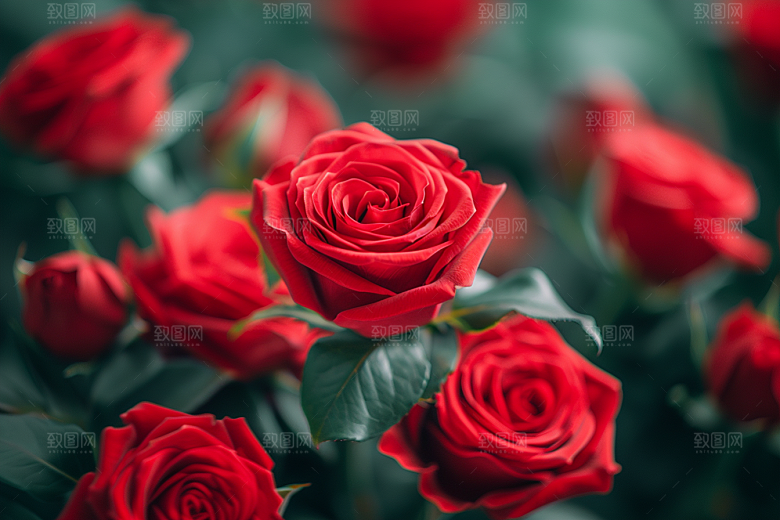 玫瑰花复古优雅素材