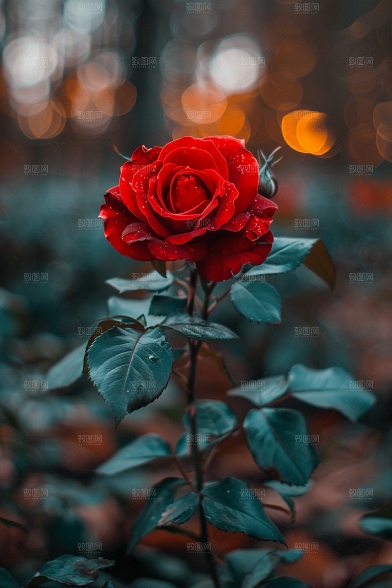 玫瑰花复古唯美素材