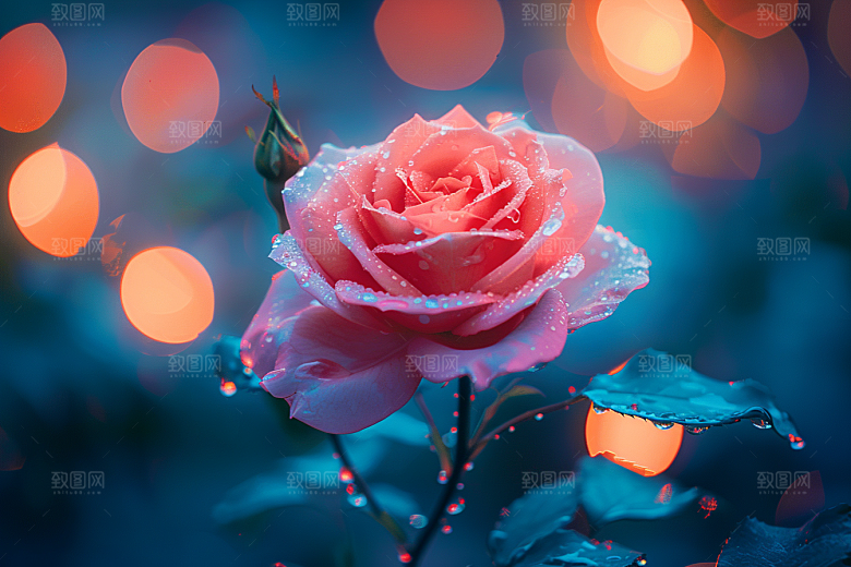 玫瑰花花卉优雅素材