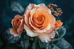 玫瑰花优雅花朵素材