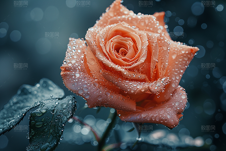 玫瑰花浪漫花朵素材