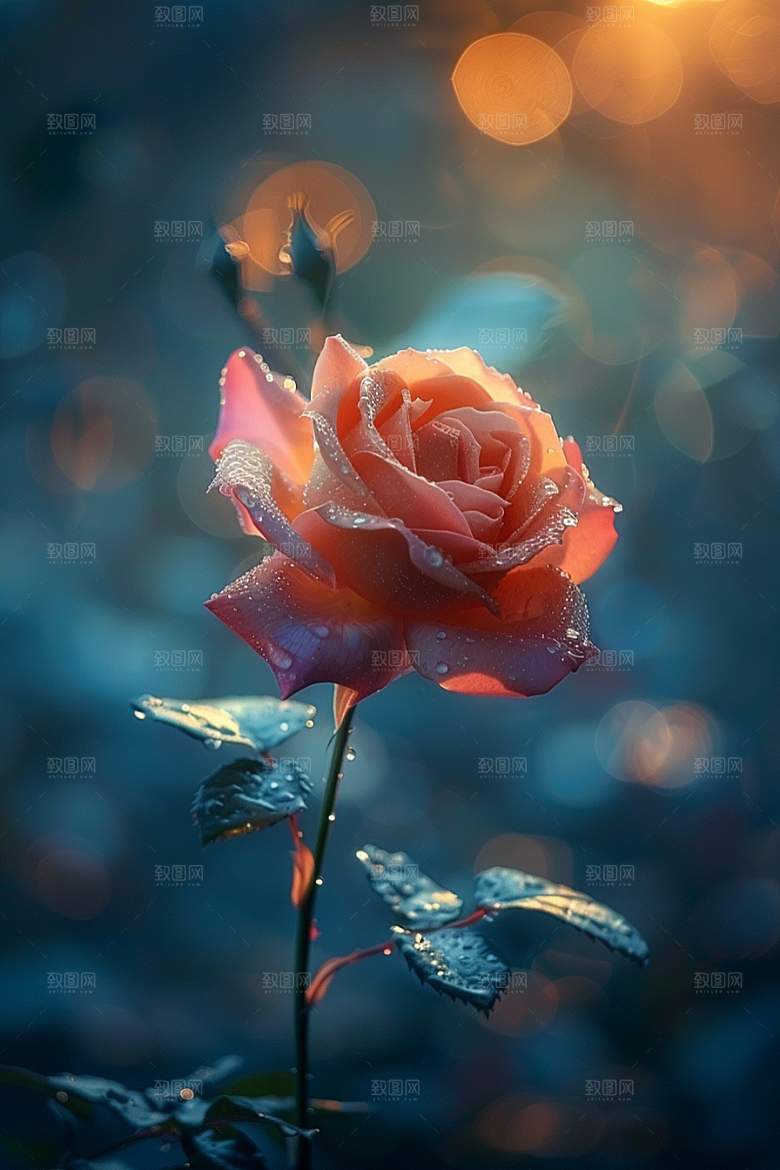 玫瑰花花卉浪漫素材