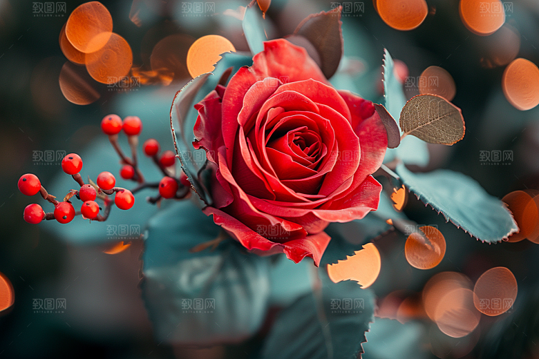 玫瑰花花朵繁花素材