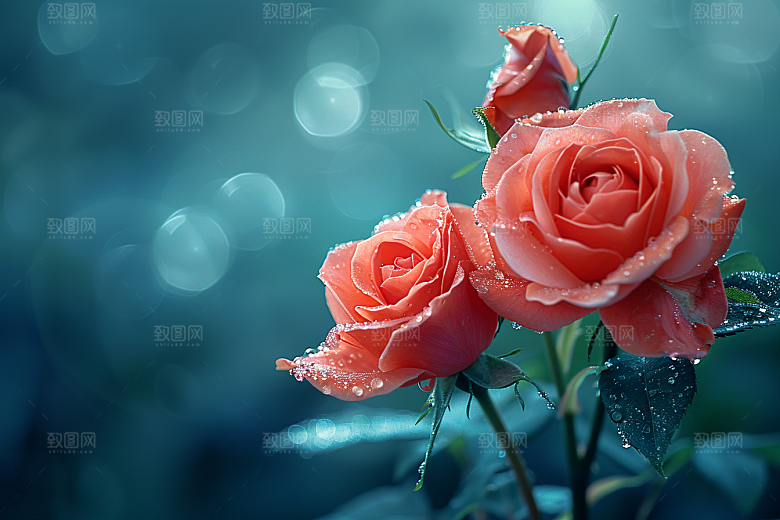 玫瑰花高清优雅素材