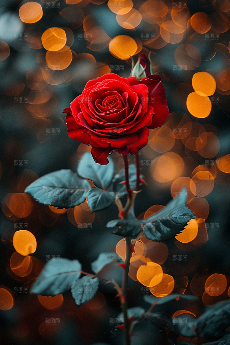玫瑰花浪漫繁花素材