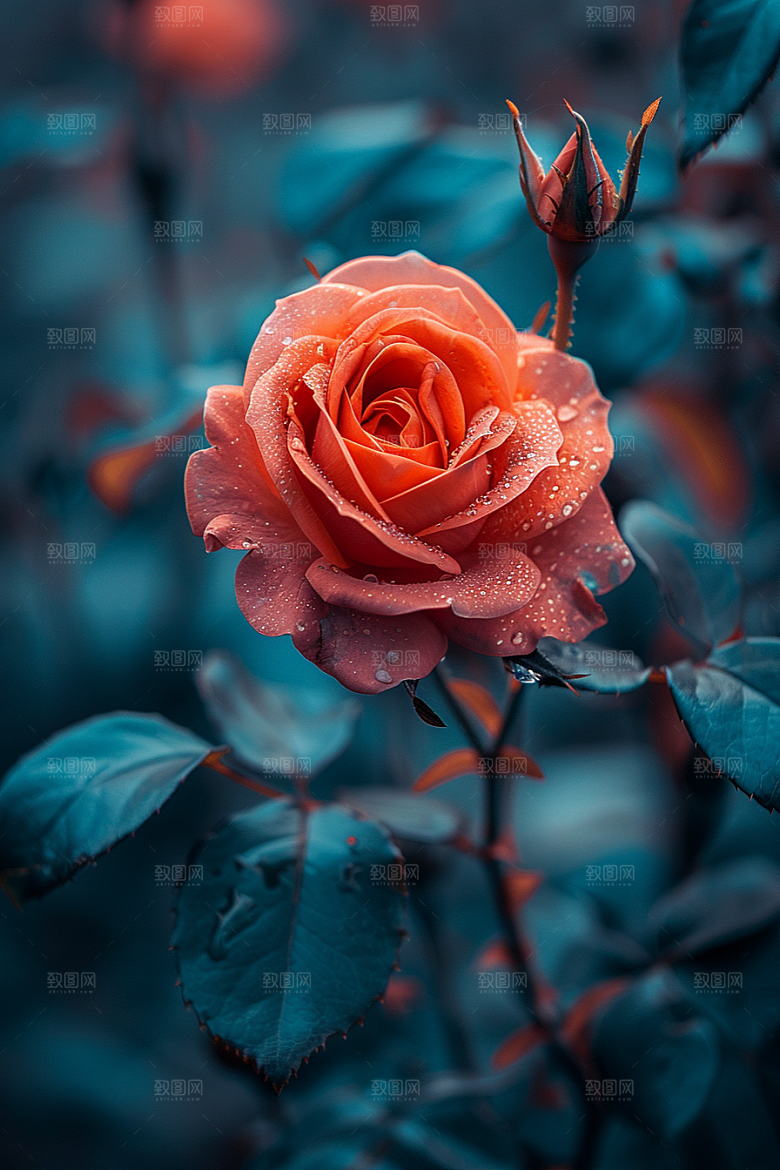 玫瑰花繁花蔷薇素材
