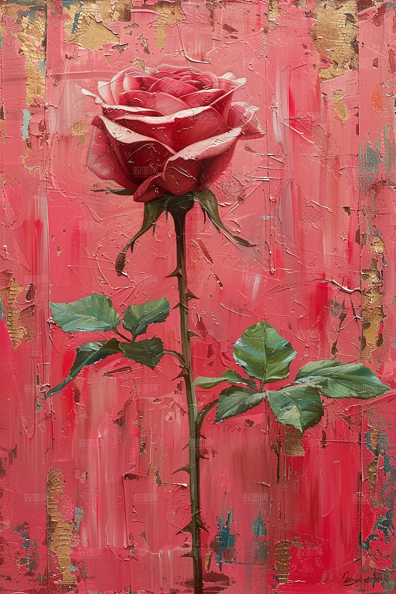 玫瑰花五月花朵素材