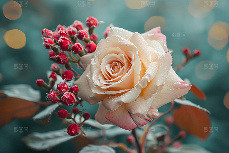 玫瑰花花卉高清素材