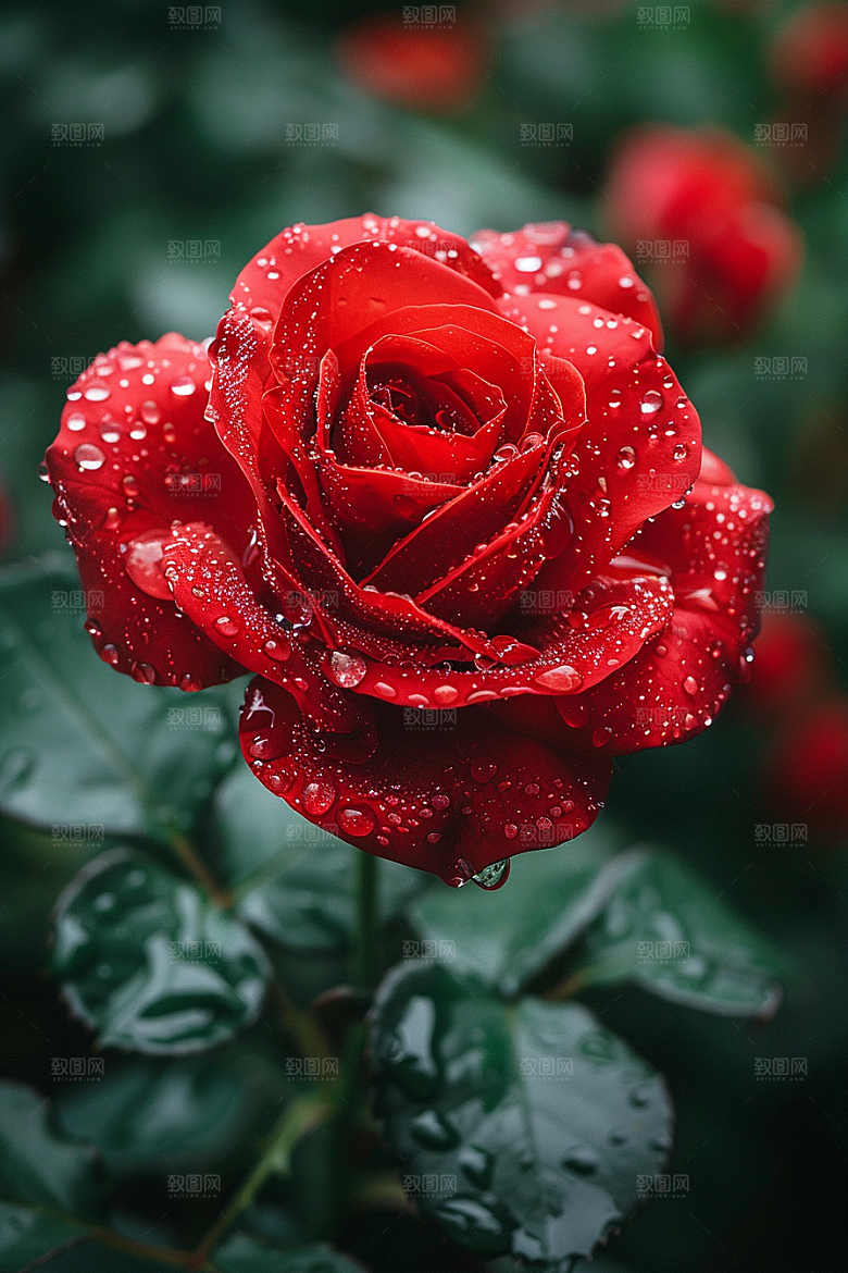 玫瑰花月季花复古素材