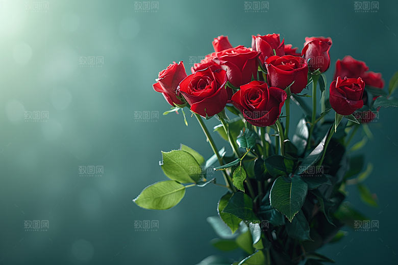 玫瑰花浪漫花卉素材