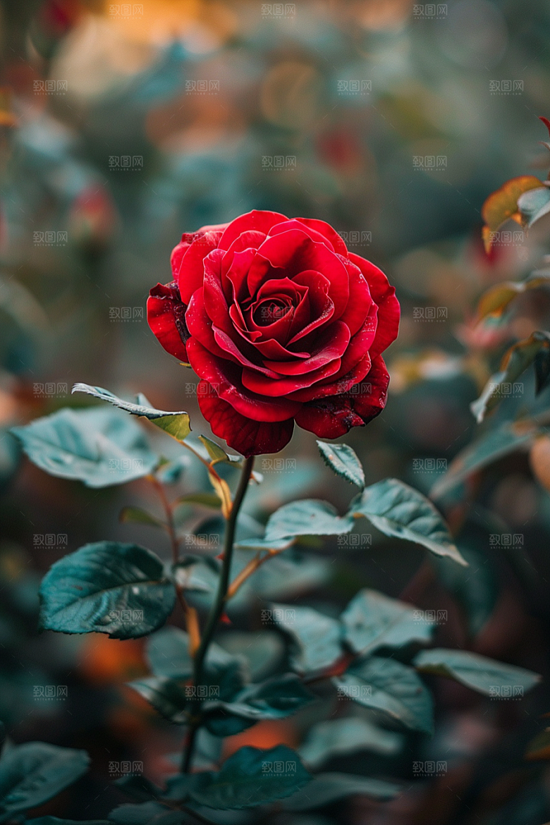 玫瑰花五月复古素材