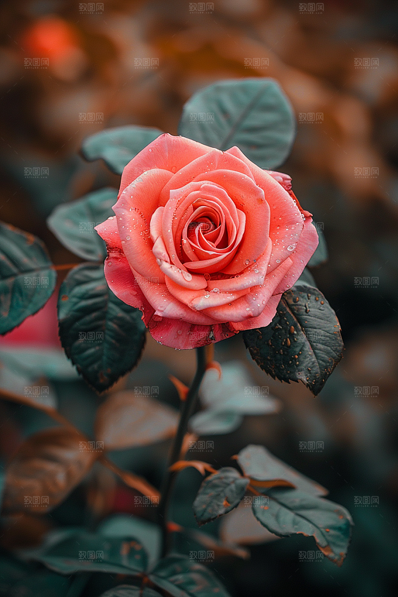 玫瑰花优雅蔷薇素材