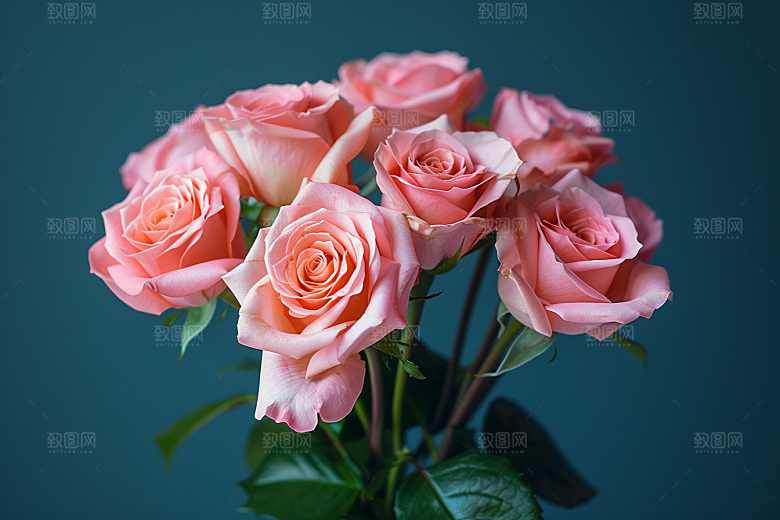 玫瑰花优雅花卉素材