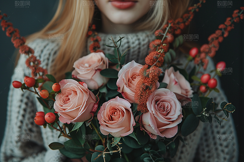 玫瑰花高清花卉素材