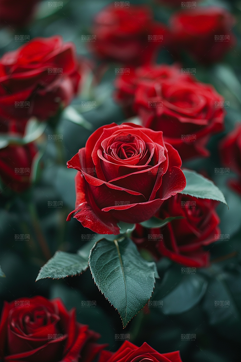 玫瑰花复古优雅素材
