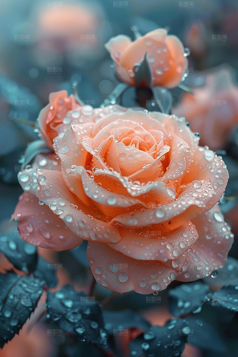 玫瑰花花卉繁花素材