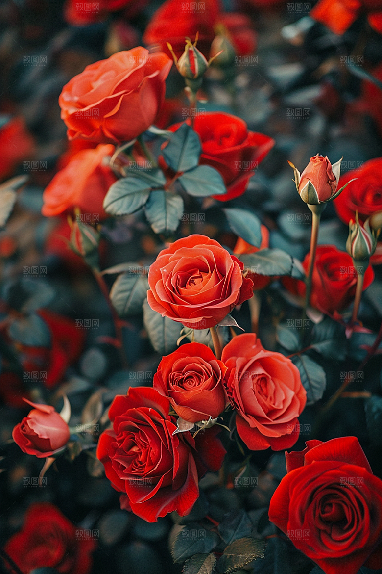 玫瑰花优雅花朵素材