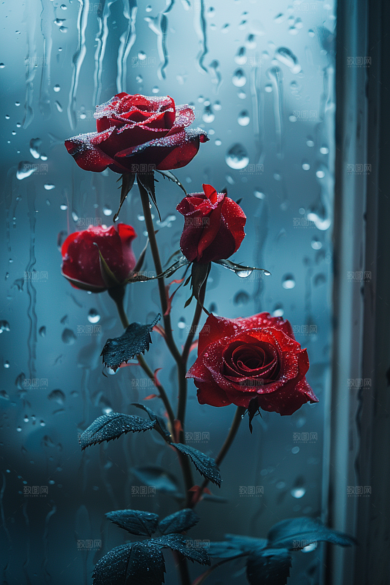 玫瑰花花卉月季花素材
