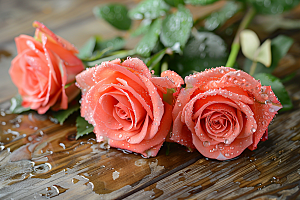 玫瑰花浪漫月季花素材