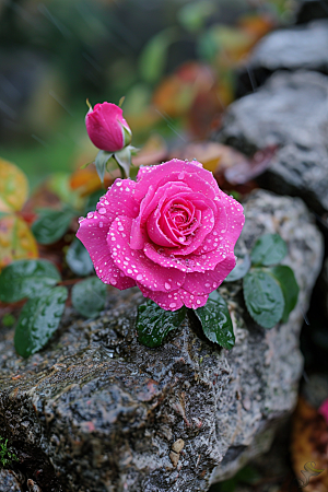 玫瑰花花朵优雅素材