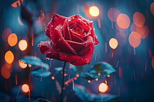 玫瑰花浪漫花卉素材