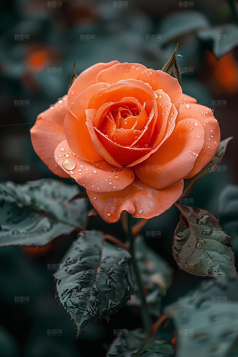 玫瑰花繁花浪漫素材