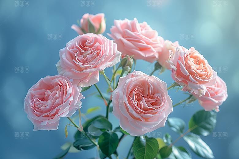玫瑰花蔷薇唯美素材