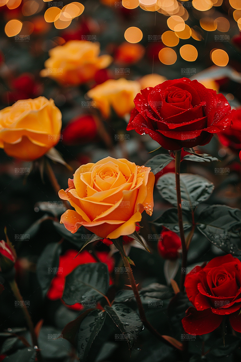 玫瑰花唯美月季花素材