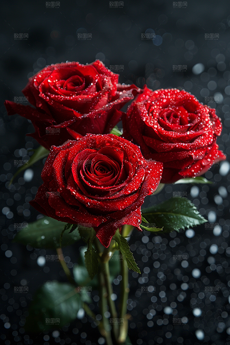 玫瑰花高清花朵素材