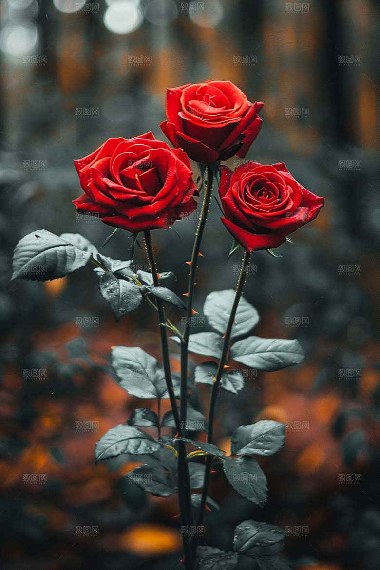 玫瑰花蔷薇花卉素材