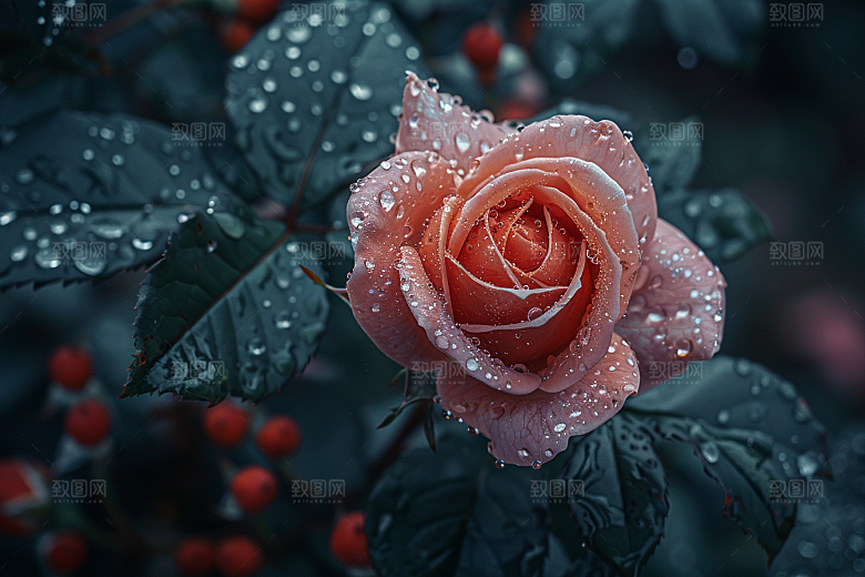 玫瑰花蔷薇繁花素材